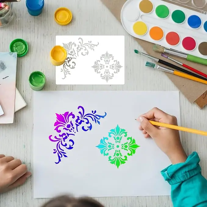 Stencils Wholesale Journal Stencil Sheets Template Plastic Stencils Set For Kids Diy Drawing