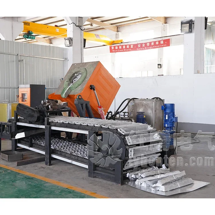 Aluminum Casting Equipment Zinc Continuous Ingot Casting Machine copper ingot caster