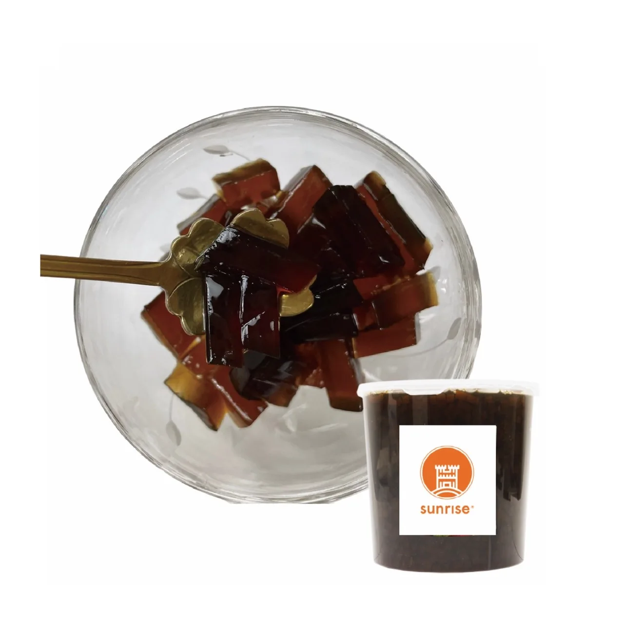 Taiwan top quality  bubble milk tea supplier lychee fruit lychee nata de coco