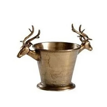 Handcrafted  Cooper Anthe Ice Bucket Beverage Tub brass EPNS Champagne ice bucket for bar aluminum Champagne Tub for Champagne T