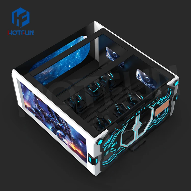 China new products 6 seats vr tank device vr games equipment virtual reality vr treadmill for sale