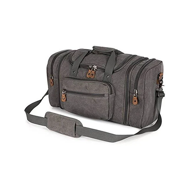 High Quality Stylish Leather Luggage Travel Bag Outdoor Men Genuine Leather Duffle Bag Luggage Bag