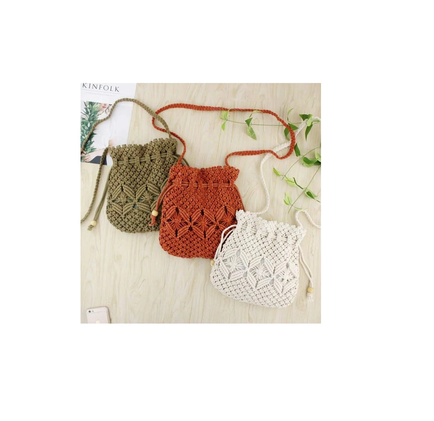 Fashionable Colorful Macrame Clutch Purse Hand Woven Macrame Wallet Boho Hand Bag With Fringes Buy From India