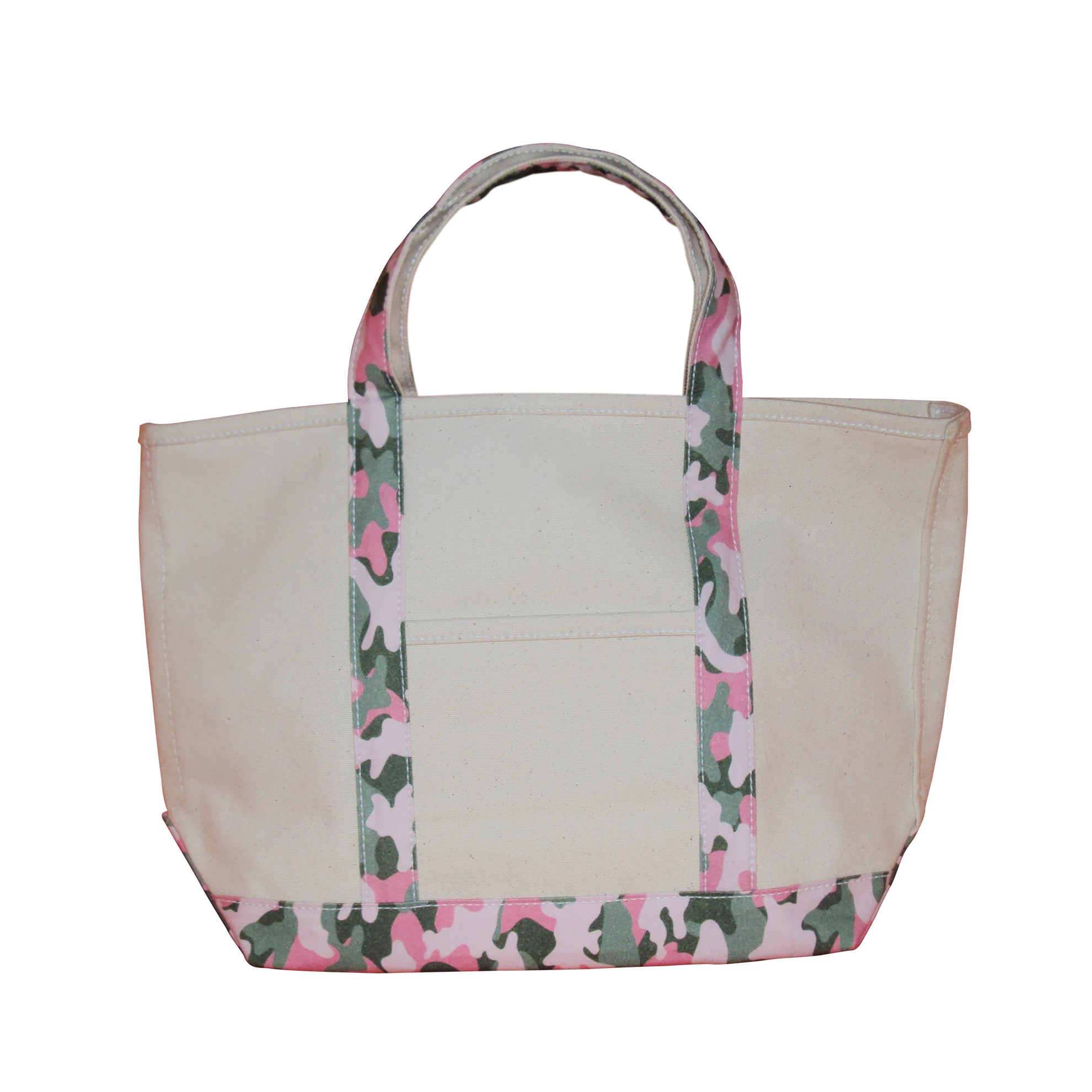 Customized Canvas Cotton White Beach Bag For Summer Vacation Available In Multi Colors