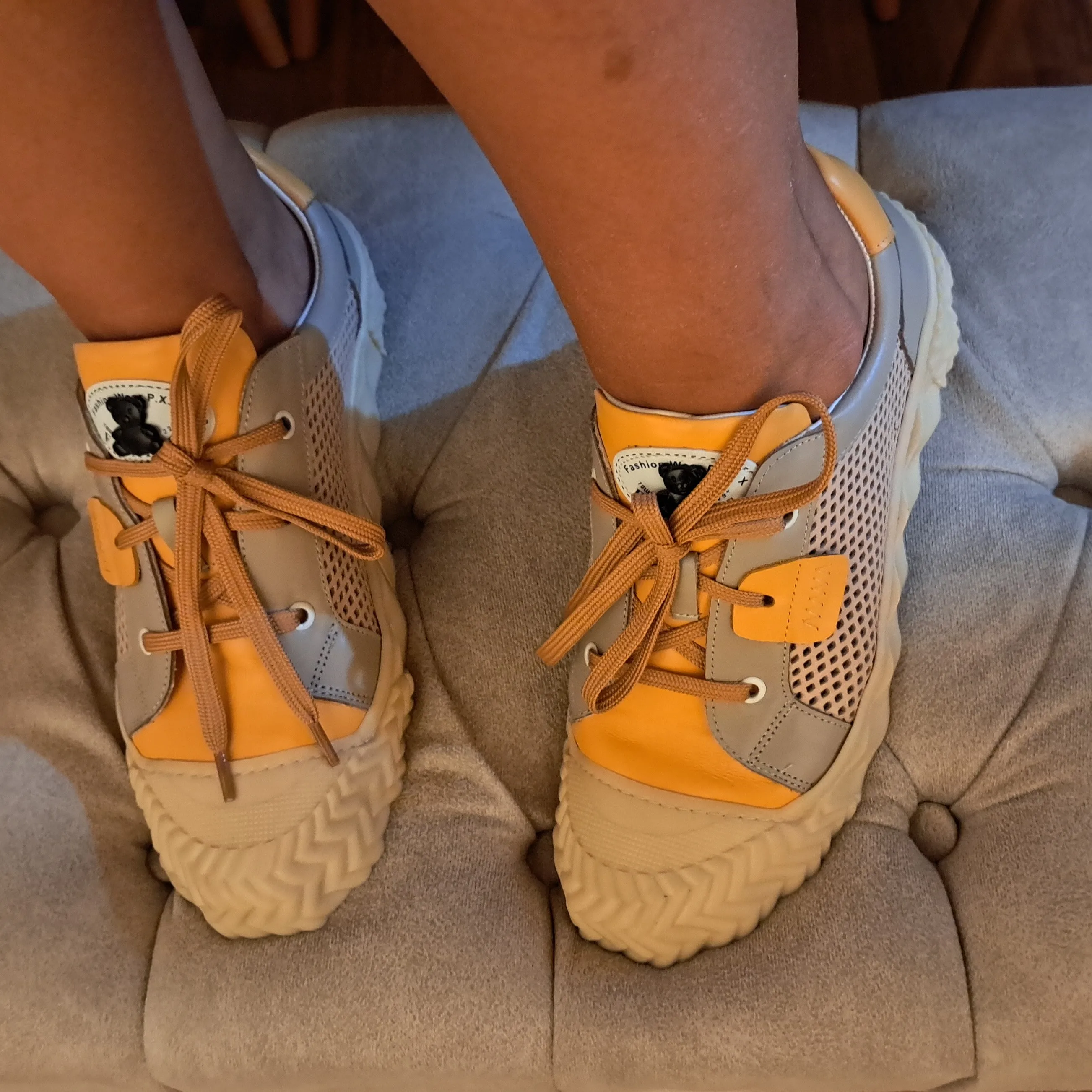 Yellow Sandal Sport Sneaker Womens Sneaker Best Oualty Made in Turkey Four Season Wearable New Style Best Oualty Sandal Istanbul