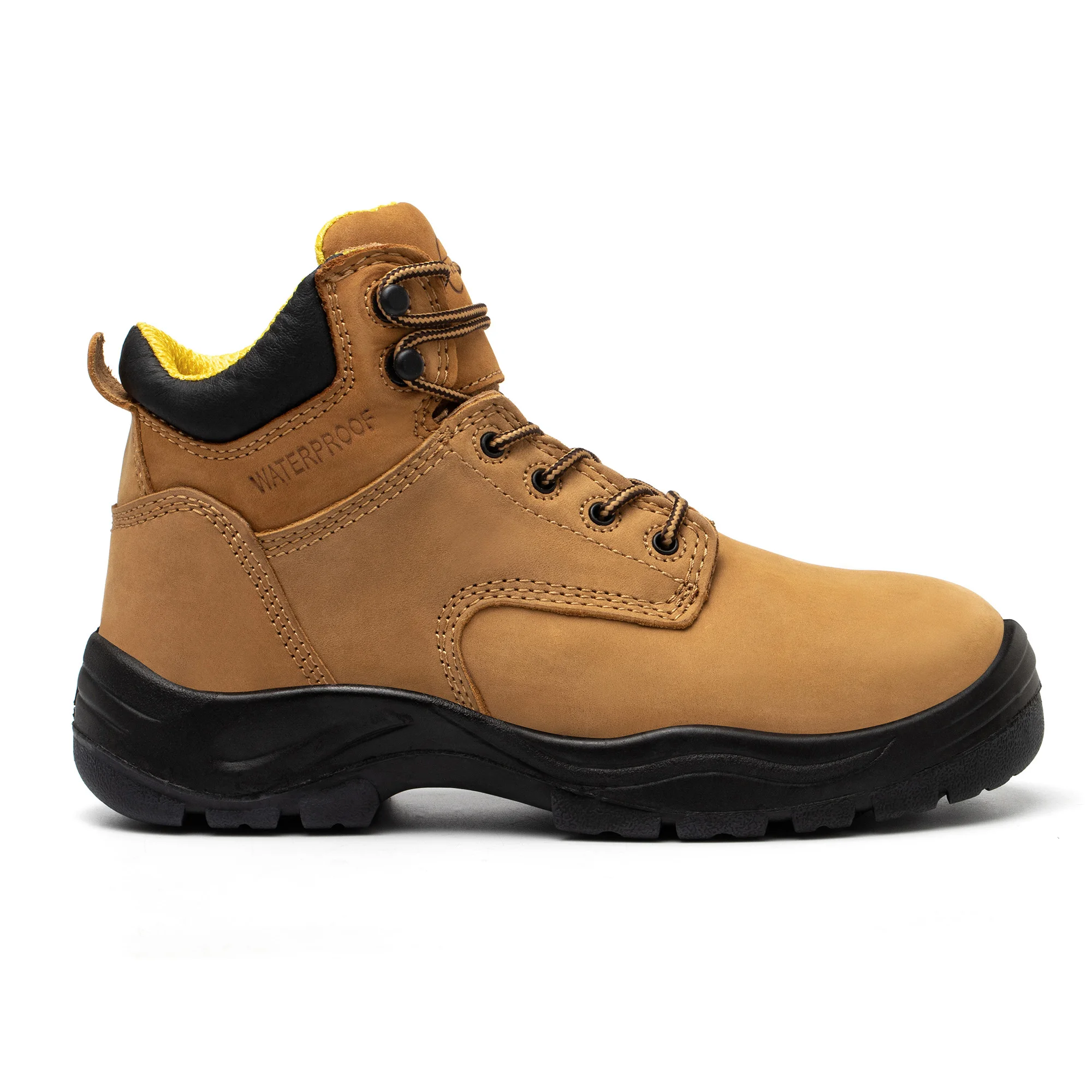 Hot Selling Industrial Protective Breathable Work Boot Casual Trainers Steel Toe  Safety Shoes for Men Case Black Auto Mesh