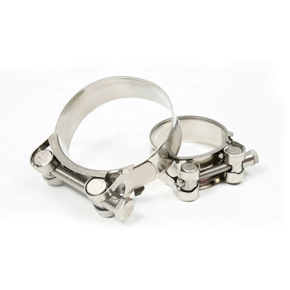 China Wholesale custom 316 304 Stainless Steel Strong Throat Hoop European Style Hose Clamps