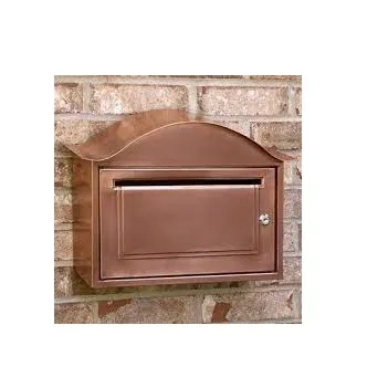 Natural Wooden Door Mount Mail Box Locking Drop Box Mailbox for Rent Payments Mail Keys Cash and Checks