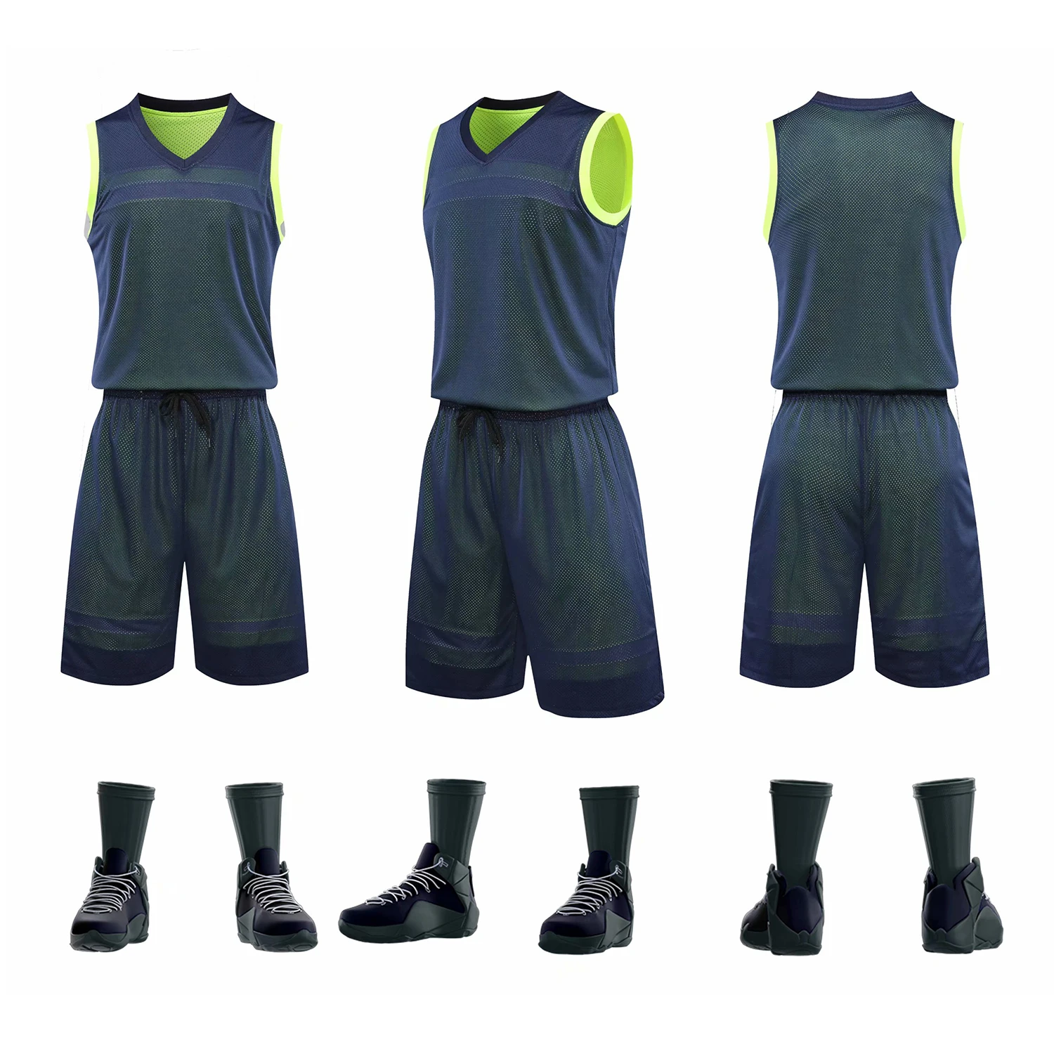 Basketball Team Vest Shorts Quick Dry Outdoor Sportswear summer 2023 Men Basketball Uniforms Sets Running Sports Suits