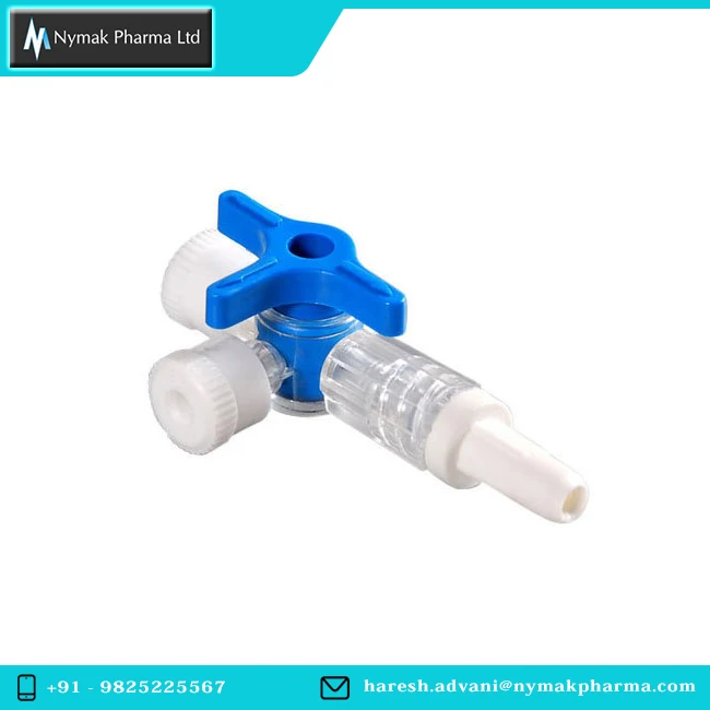 Syringe concealed medical grade luer 3 way stopcock manifold valve plastic pipe Stable Disposable device