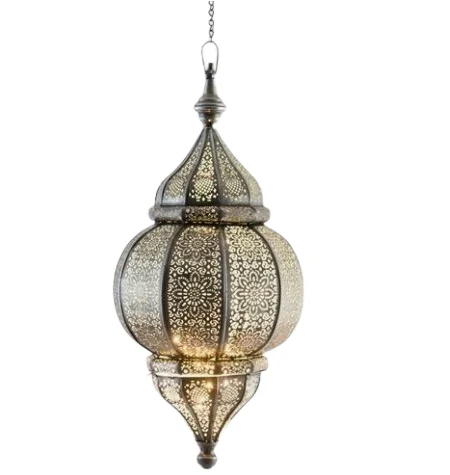 Iron Metal Arabic Moroccan Hanging Lamp Modern Designer Hanging Lights for Home Decoration at Best Price From India