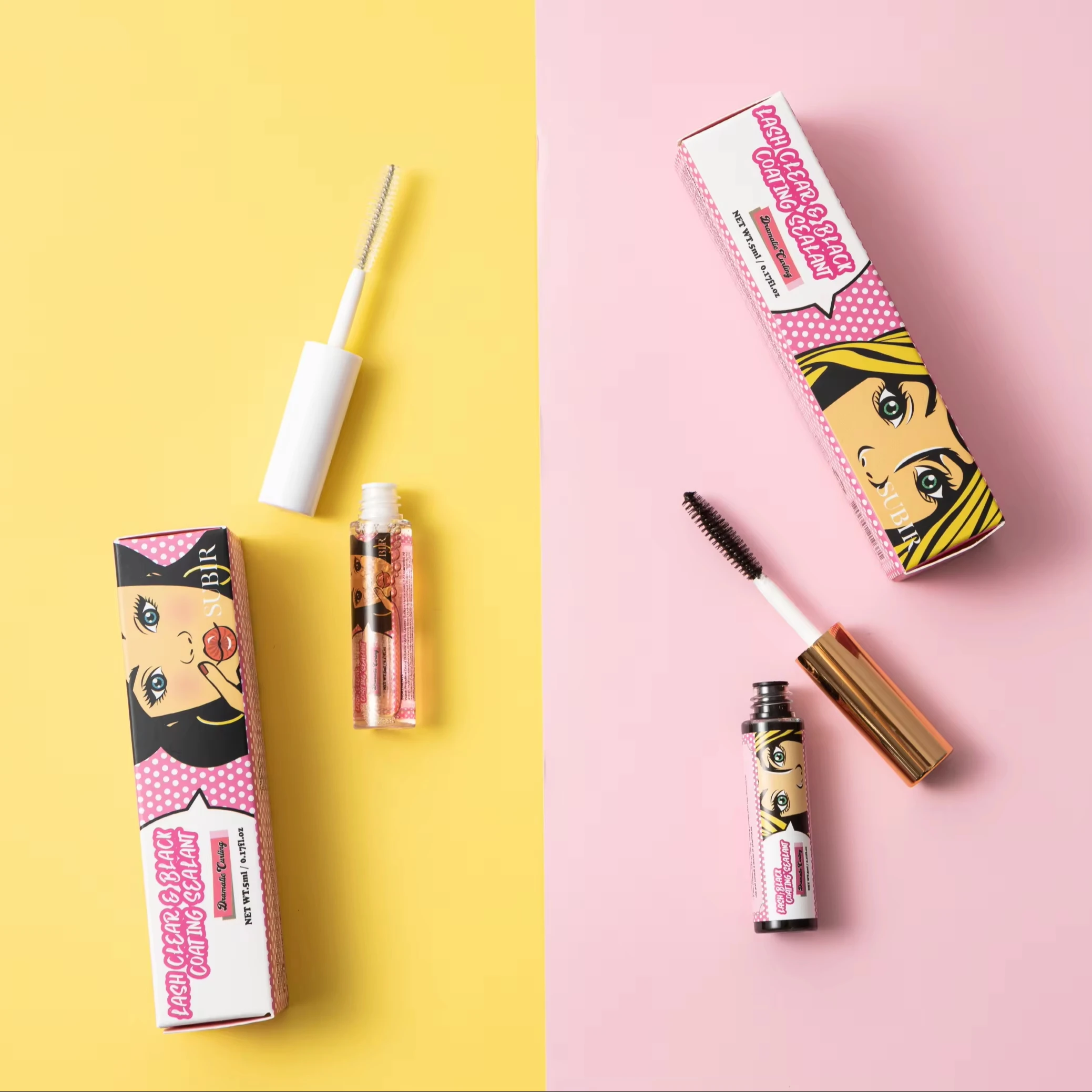 2024 Korea ISO22716 Certified Factory New Vegan Growth Serum Extension Clear Black Curling Sealant Lashes Box Natural False Fans