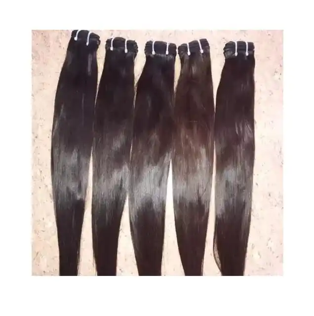 Indian Raw Human Hair Bundles and Extensions Unprocessed Natural Wave from India Supplier