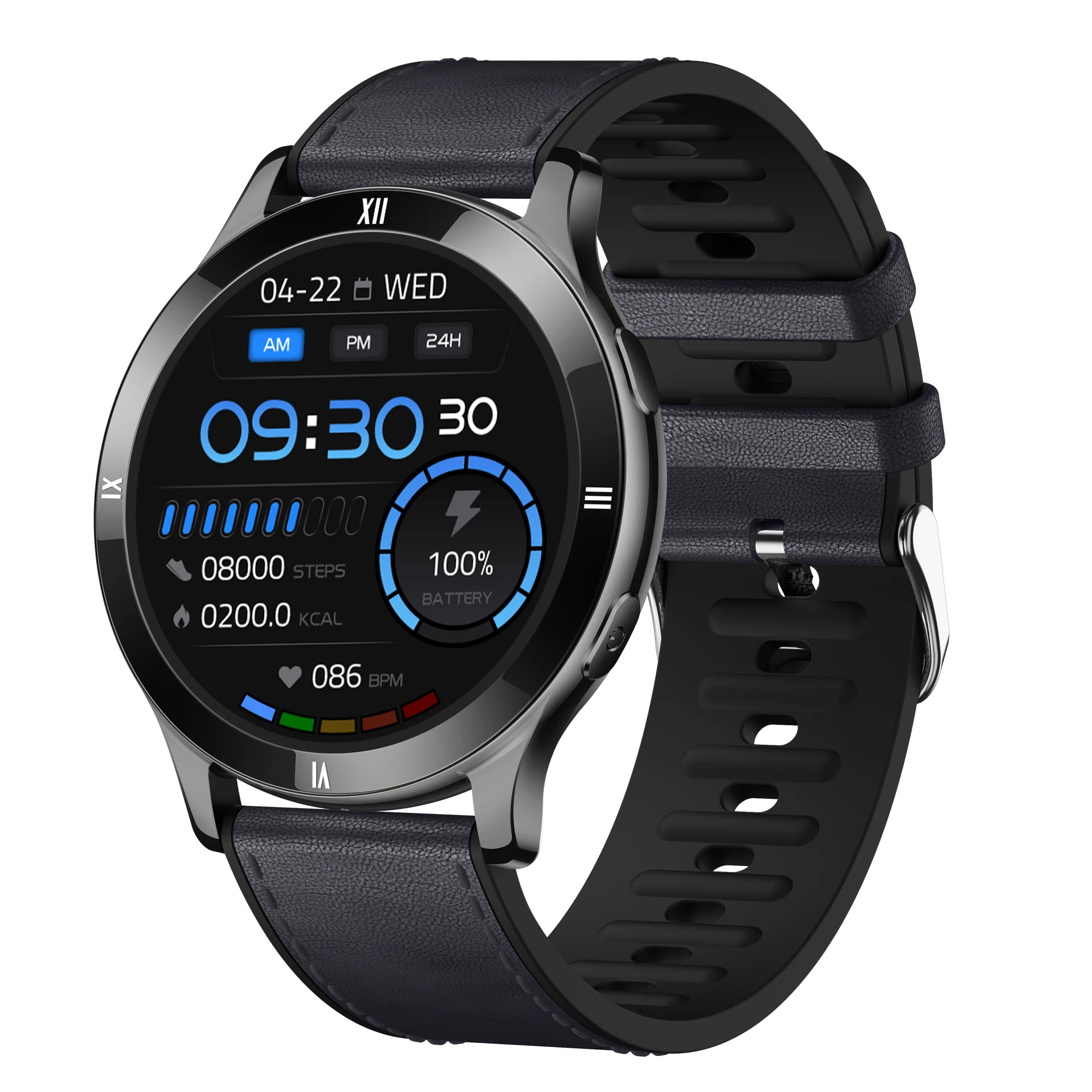 2022 Newest Smartwatch Phone AMOLED Screen WithBT Call Sport Monitoring Heart Blood Pressure, Pedometer OEM For Your Brand