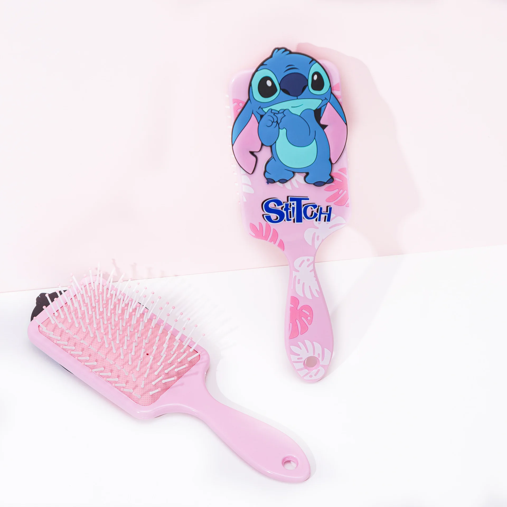 Stitches girls decorative hair combs hair comb massage brush cute cleaning hair brush