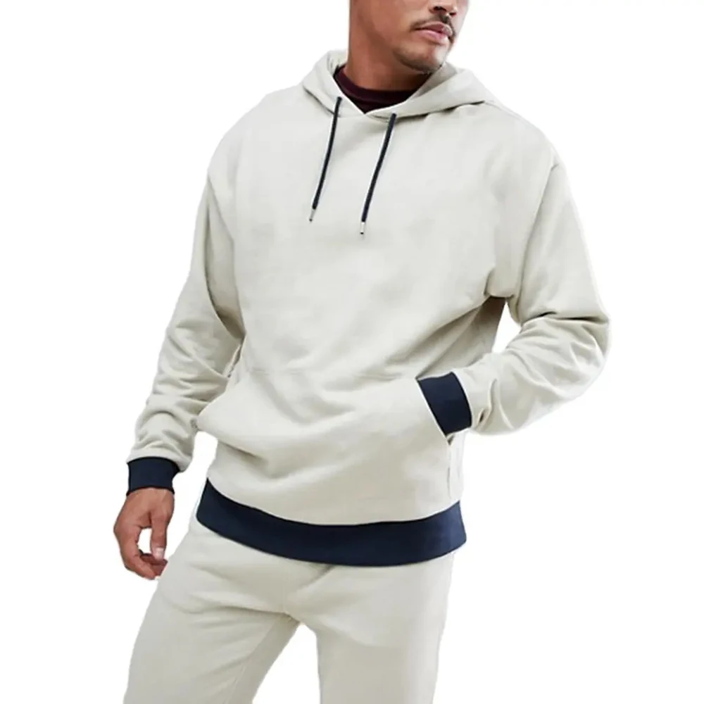 Tracksuit Custom Acid Wash Unisex Sweat suit Tracksuit Men Women Washed Hoodie Cargo Joggers 2 Piece Set