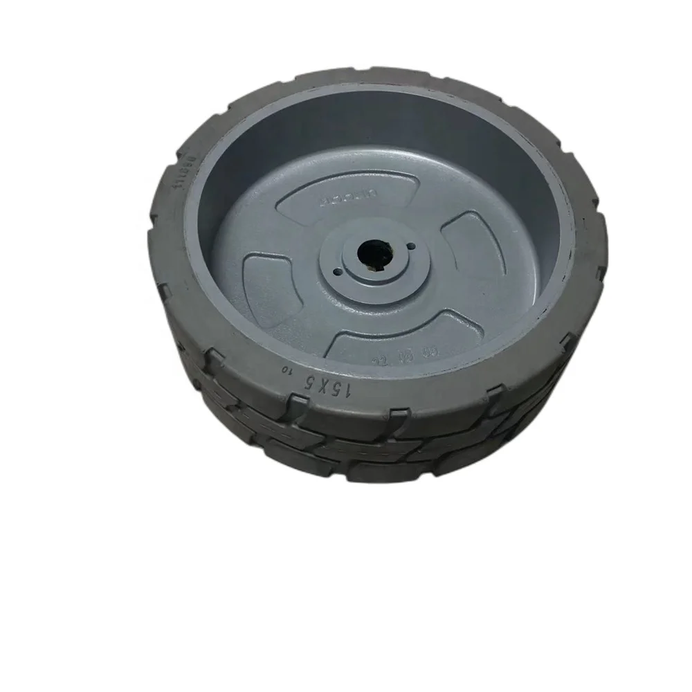 GENIE Wheel and Tire Assembly 15 X 5  Grey Genie scissor lift wheel 105454GT