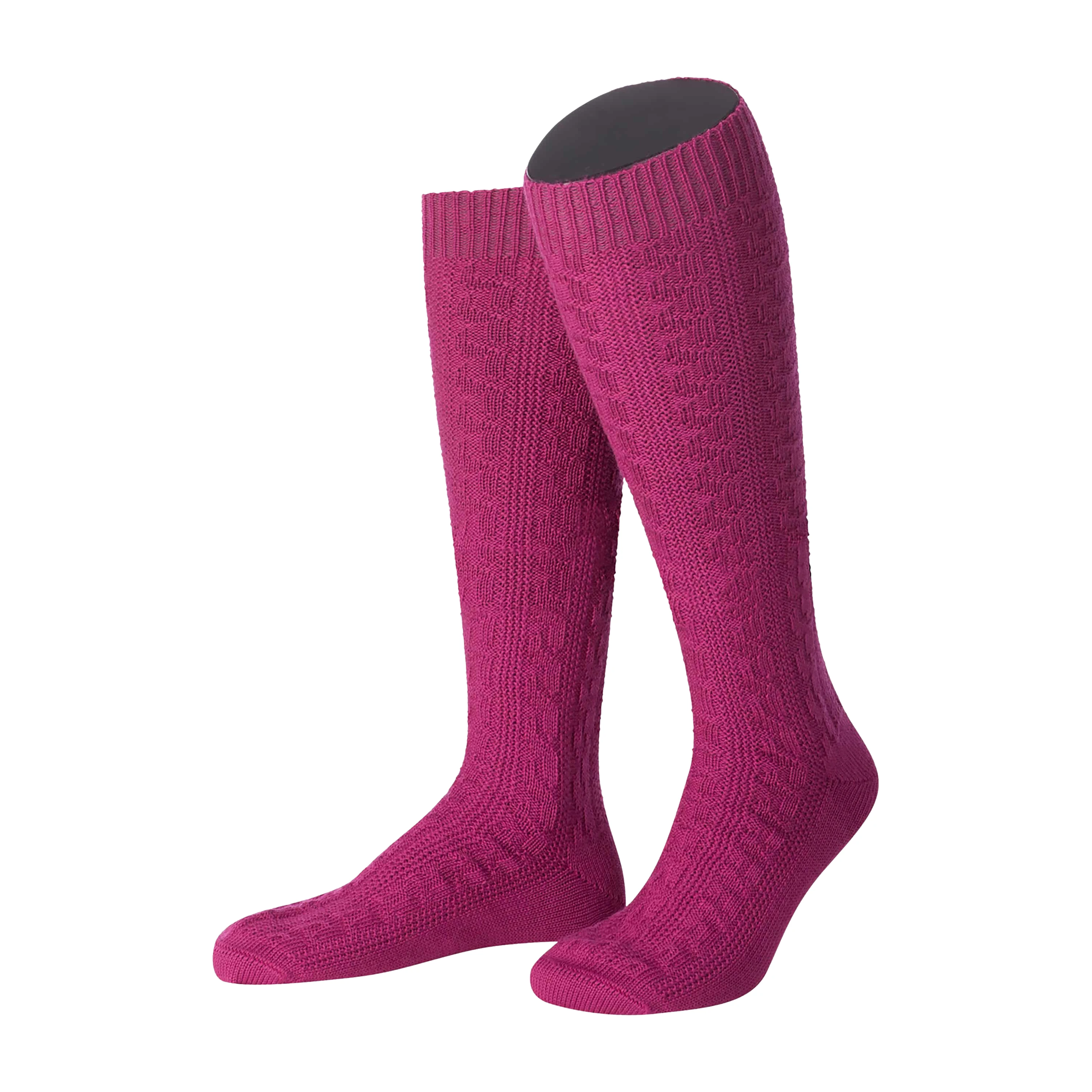 2024 Best Selling Traditional Men Bavarian Socks New Design Solid Color Polyester 10 Pairs MOQ with Custom Logo