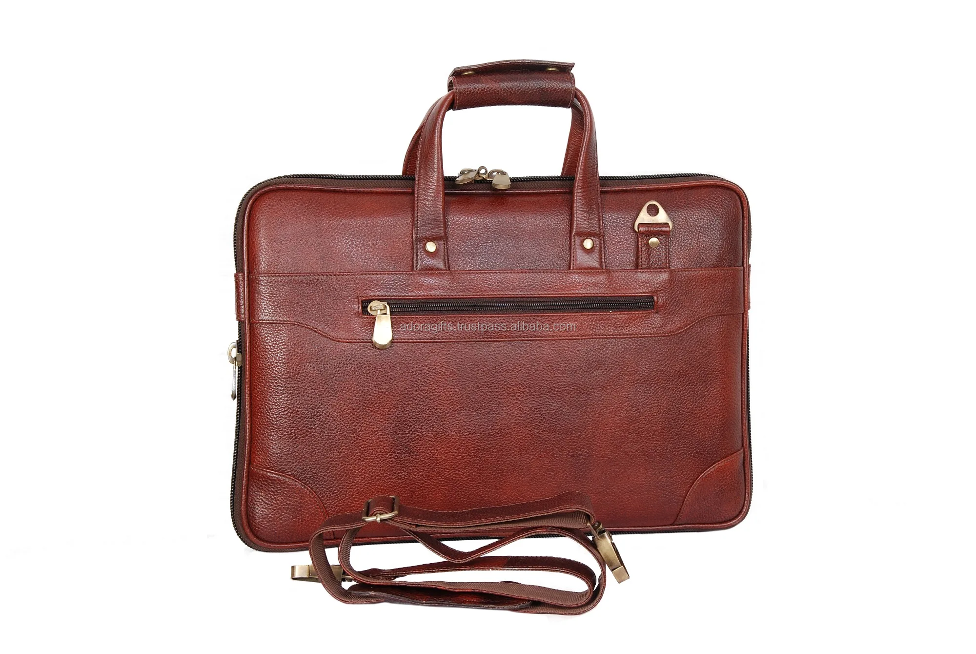 Trending Genuine Leather Bag / Briefcase For Laptop Available At Custom Design & Size