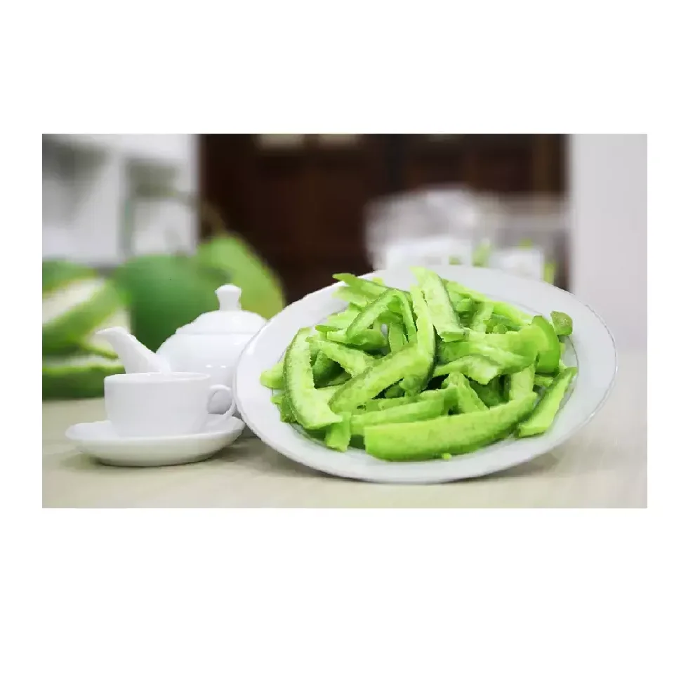 Organic Fresh Materials Sweet Sliced Pomelo Peel Dried Fruit With Plastic or Kraft bag Packaging ISO, HACCP Certification