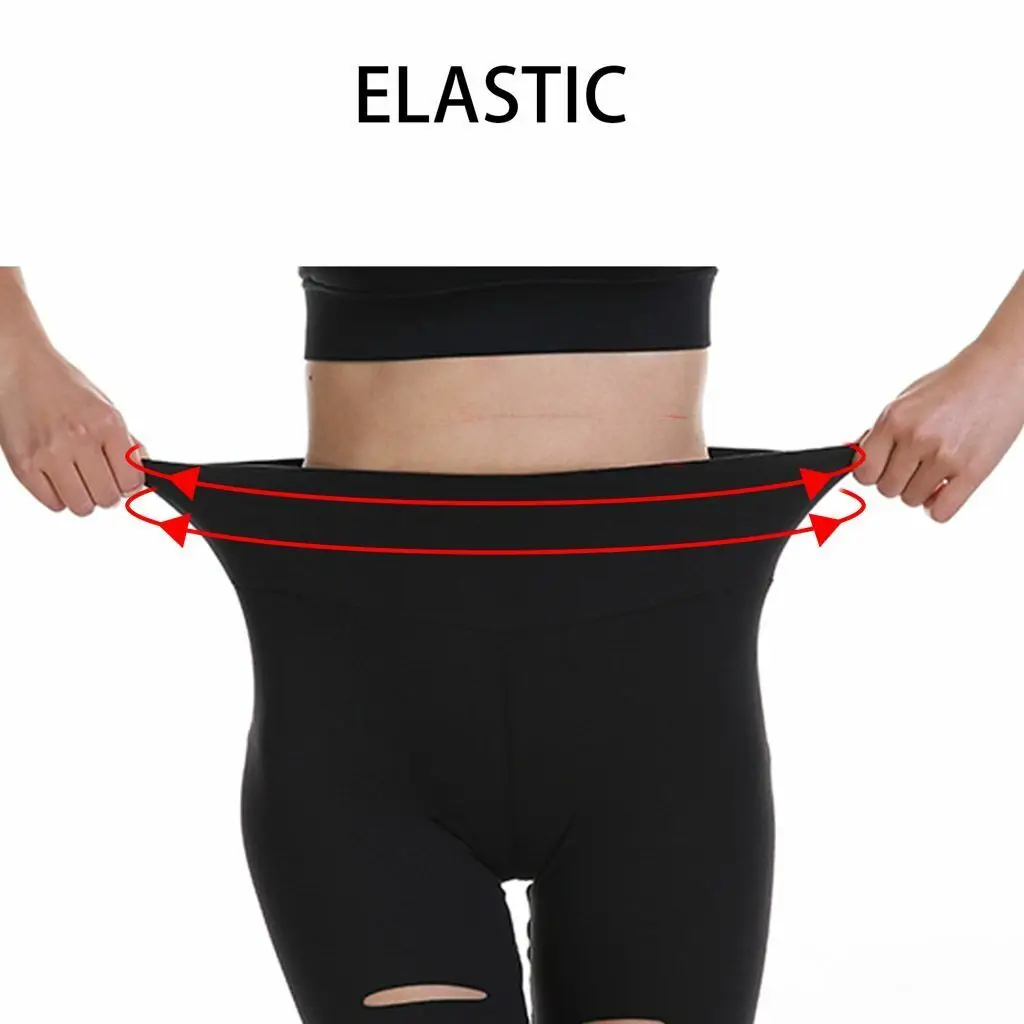 High Waist Solid Yoga Leggings Tummy Control Workout Running 4 Way Stretch Yoga Pants by ZUS INTERNATIONAL