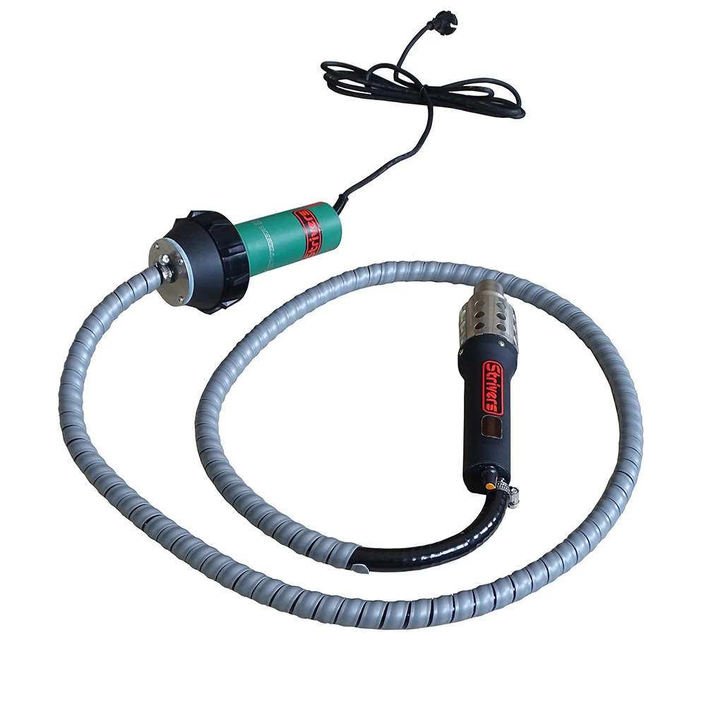 ( DG-1600S) Digital 1600W mini plastic hot air welding gun with temperature display for heat weld PP PVC PE PPR