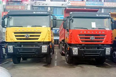 Китай знаменитый бренд Genlyon 50T 6x4 л. С. самосвал для продажи