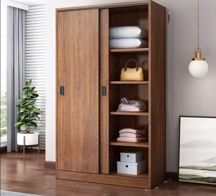 SLIDING DOOR WARDROBE 2-DOOR WARDROBE HIGH QUALITY PRODUCT MADE FROM INDUSTRIAL WOOD MADE IN VIETNAM