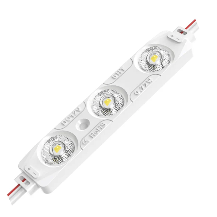 Outdoor Advertisement LED Module Waterproof IP67 DC12V 3LED Module Light