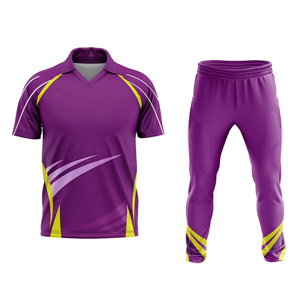 Hot Selling 2022 Customized Design Light Weight Sports Wear High Quality Cricket Uniform at Cheap Price