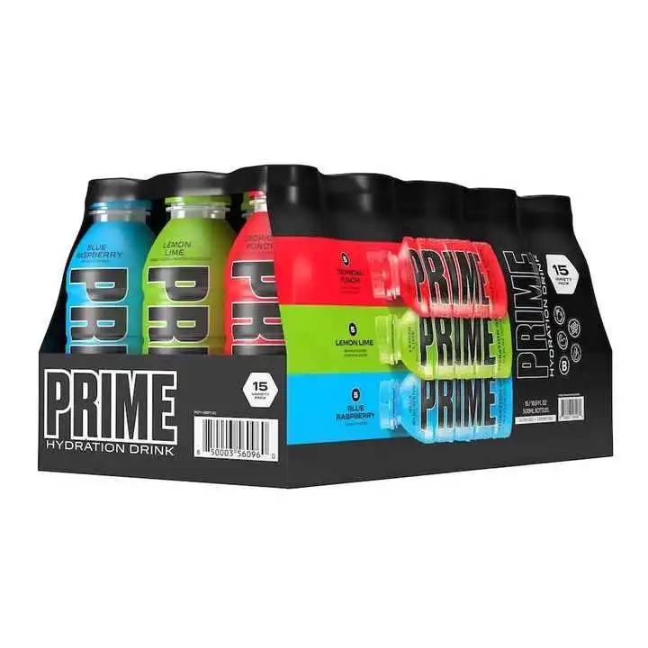 Prime Energy Drink Stock / Prime Drink/Prime Hydration Drink by Logan and KSI pack of 12 All Flavors Available