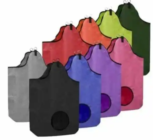 Hot  Wholesale Direct  Cheap Rate seasonal Large Ring Synthetic Slow Feed Hay  Bag,Horse Feeding Hay Bags