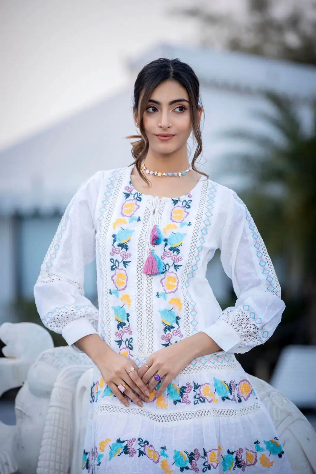 Bohemian branded dress fashion casual women embroidery dresses ladies women clothing