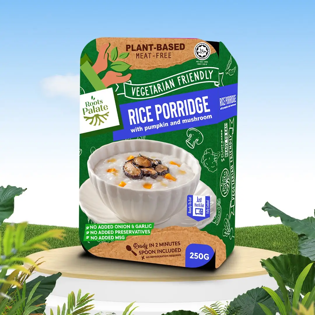 Каша мгновенная MRE RTE для легкого приготовления 3 минуты 36 упаковок Вегетарианская каша в ресторане с тыквой и