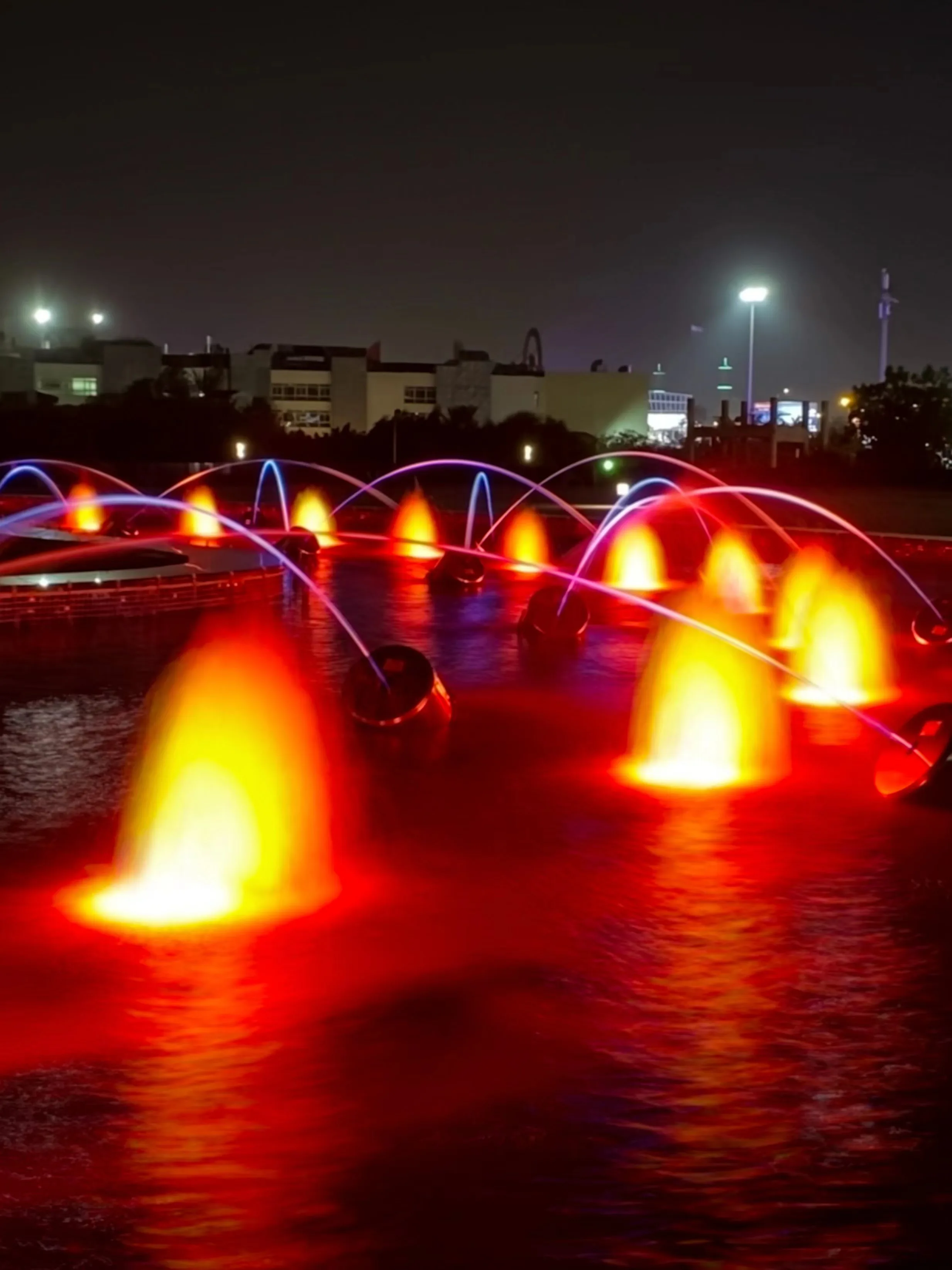 Egypt Shopping Mall Musical Fountain featuring laser,fog,fire and lighting system