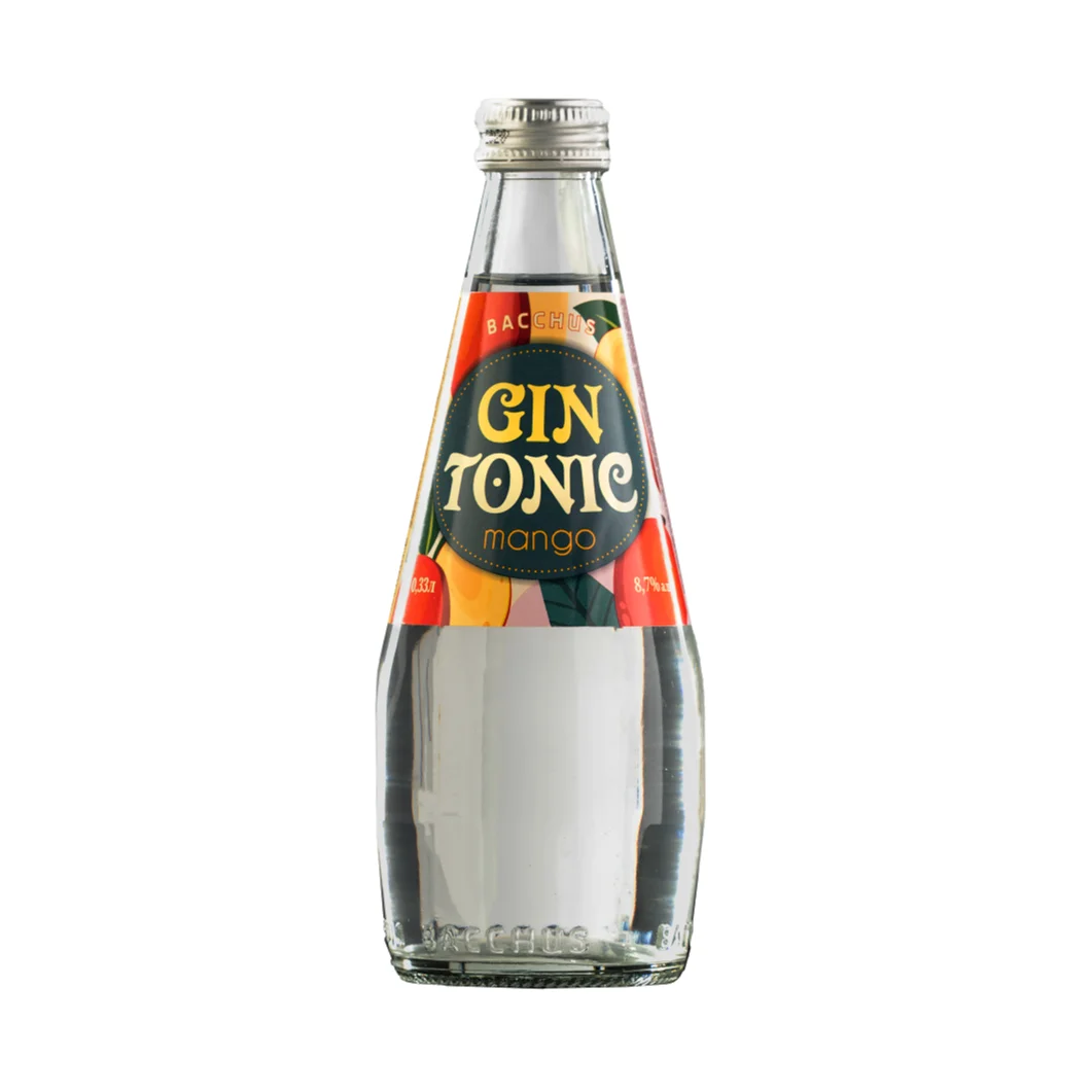 Газированный алкогольный напиток Джин тоник манго