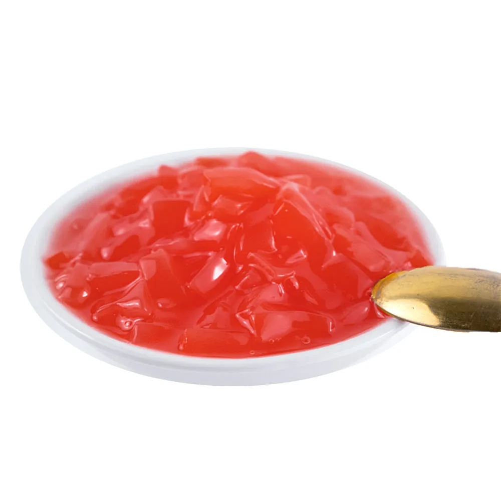 Jiuzhou_ Strawberry Coconut Jelly  -3.85kg- Best Taiwan Bubble Tea Supplier