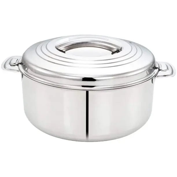 High Quality Double Wall Stainless Steel Insulated Food Warmer Hot Food Warmer Thermo Casserole Pot