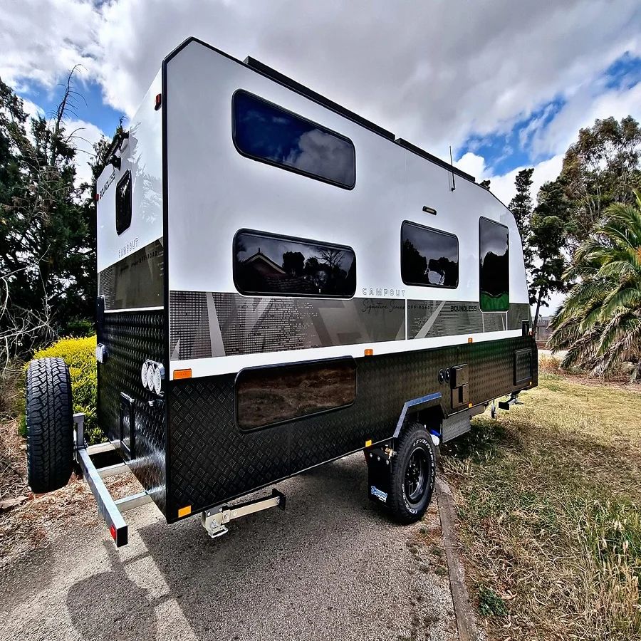 Towable Tiny Motorhome RV Camper Trailer Mobile Car Trailer Best Price Buy Now for Camping Travel In Stock for Sale