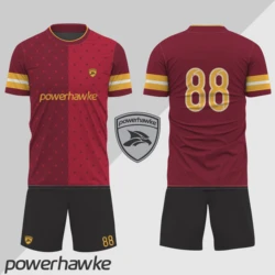 Sportswear New Collection 2023 Full Set Soccer Uniform T-shirt Jersey and Shorts with Customized Logo Team Name Size Color