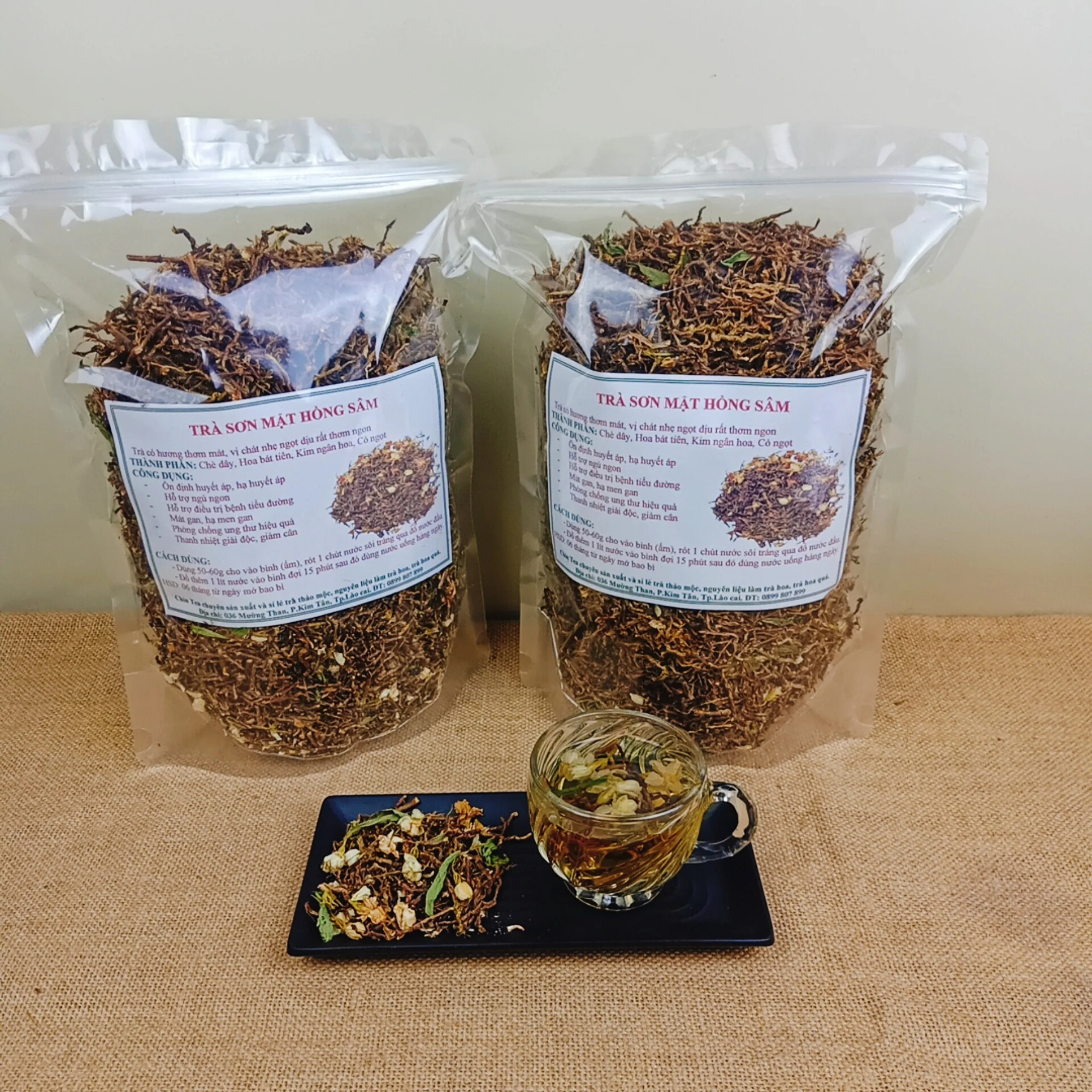 Wholesale hot selling and top used ginseng honey tea Healthy tea, quality assurance from Vietnam factory