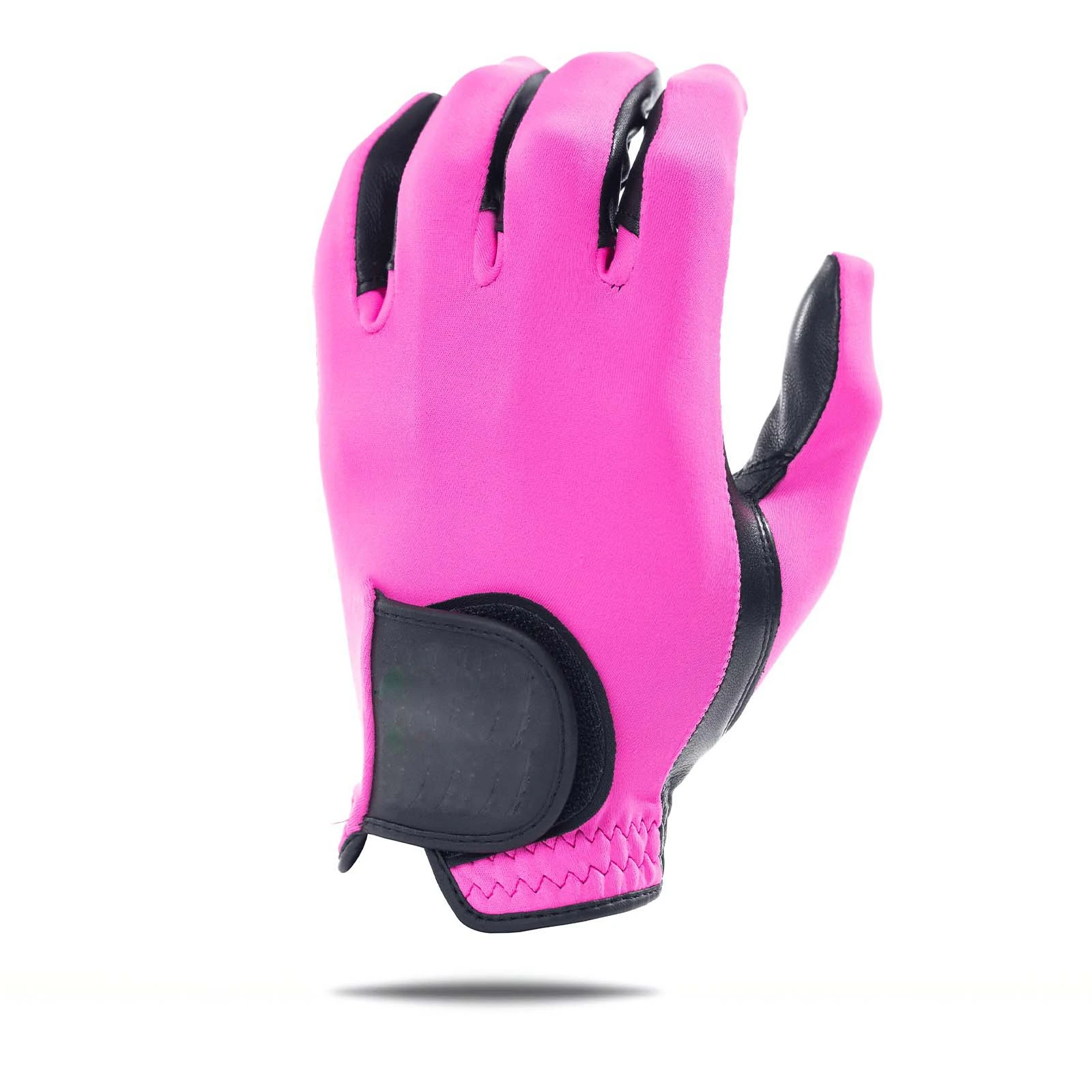 New Style Lady Half-Fingered Sport Gloves PU Leather Breathable Fingers Golf Glove with Three Colors in a very affordable price
