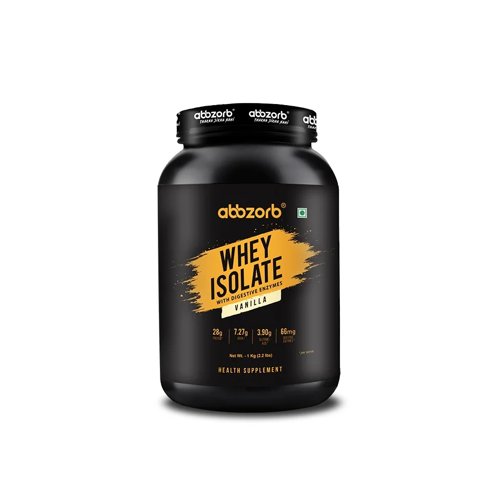Bulk Whey Protein Isolate Chocolate Flavour 1kg (29 Servings) with 26.22g Protein& Glutamic Acid For Muscles Growth Uses