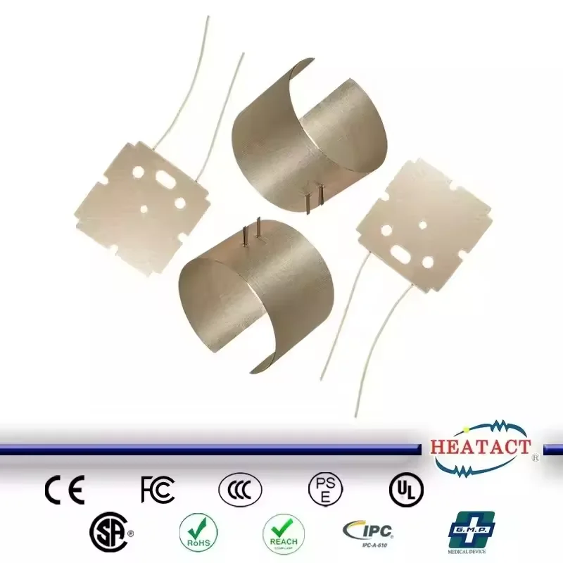 Silver/Green Color Mica Tape Heater for Garden and Living Room