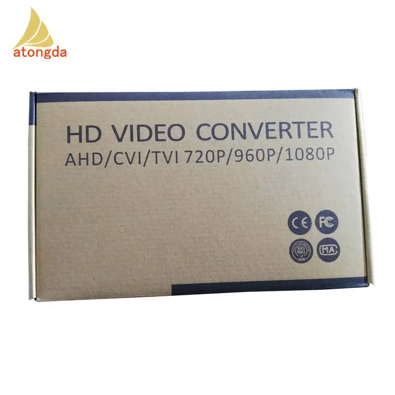4 channel hd-sdi over fiber optic Extender 5MP BNC media converter