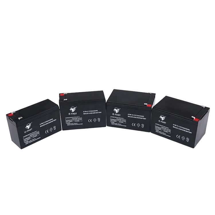 E-Fast OEM sealed battery 12V14Ah lead acid battery AGM maintenance free battery for UPS security system children toy car
