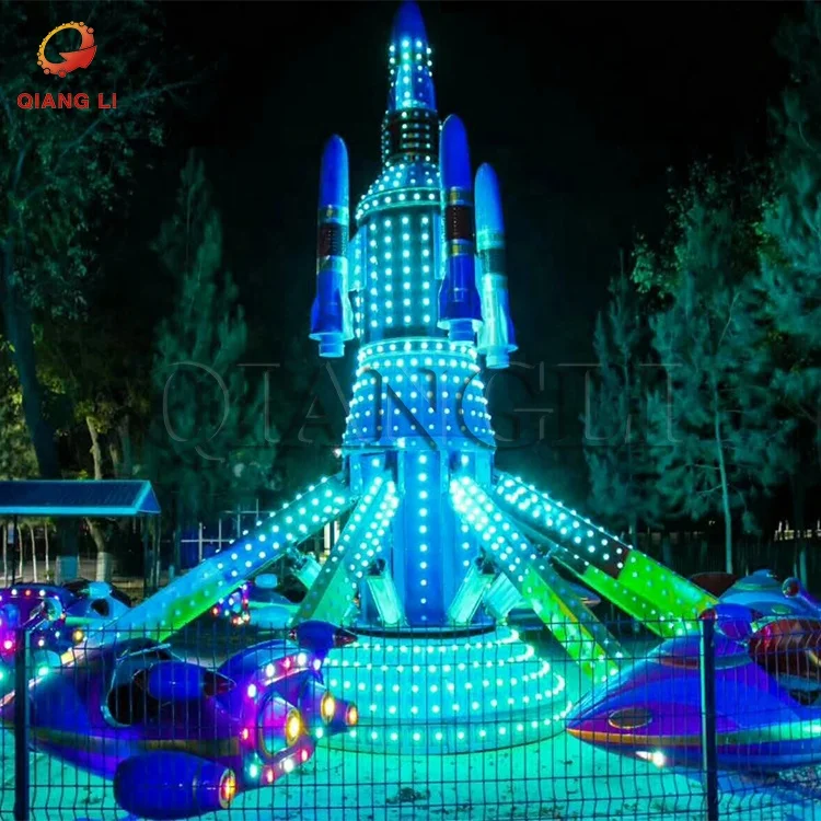 Qiangli original factory Popular Flying Elephant Ride Children Swing Ride Self-control Airplane Rides for Sale