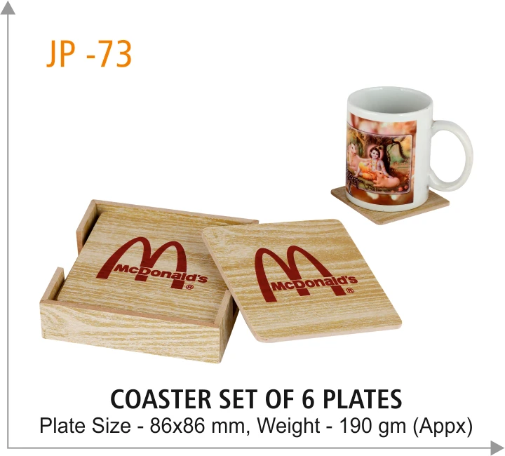 Wholesale Pine Wood Table Coaster for Dinning Table Decoration Coaster Sets Kitchen Accessories Coasters for Coffee Cup Stand