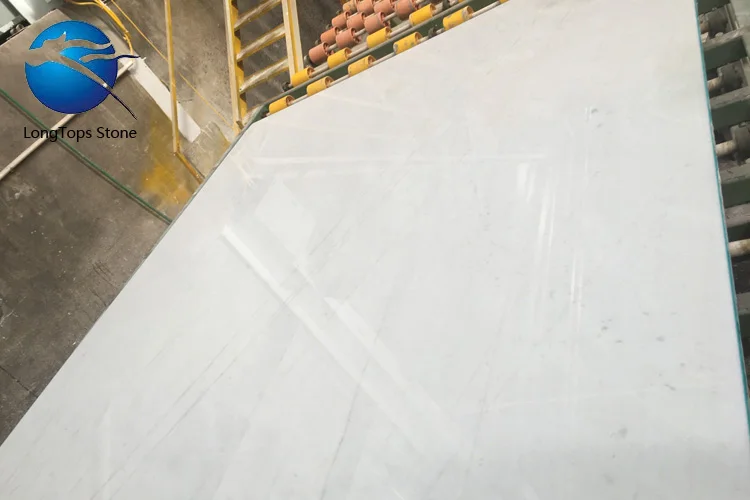 White marble slab Jiamu white marble block family marble tile flooring good price