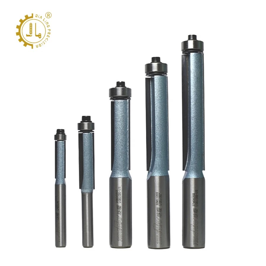 Pattern Flush Trim Router Bit Industrial Quality Tideway 1/4 Shank Flush Trim Router Bit Super Edge Trim Straight Trimming Bit